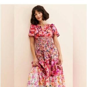 Kachel | Anthropilogie Floral Smocked Maxi Dress